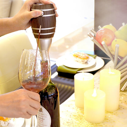 Electric Wine Barrel Pourer and Stopper by HitMyNeed