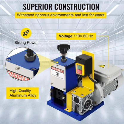 Electric Wire Stripping Machine 1.5-25mm 180W by HitMyNeed