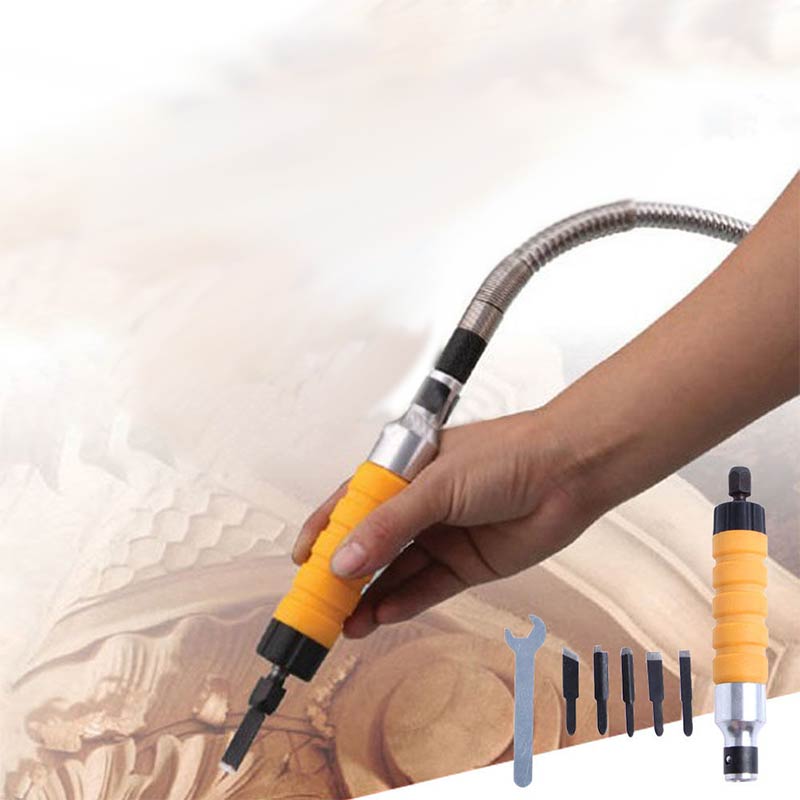 Electric Wood Chisel Carving Attachment Set by HitMyNeed