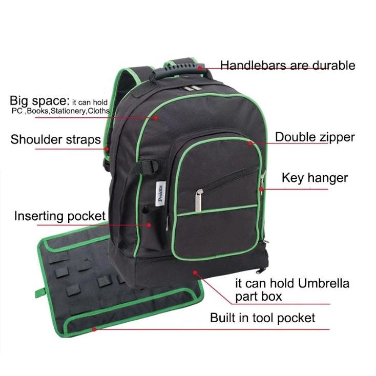 Electrician Backpack Tool Bag with Multi Pockets by HitMyNeed