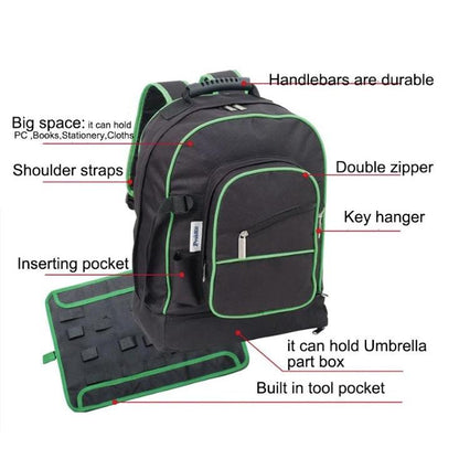 Electrician Backpack Tool Bag with Multi Pockets by HitMyNeed