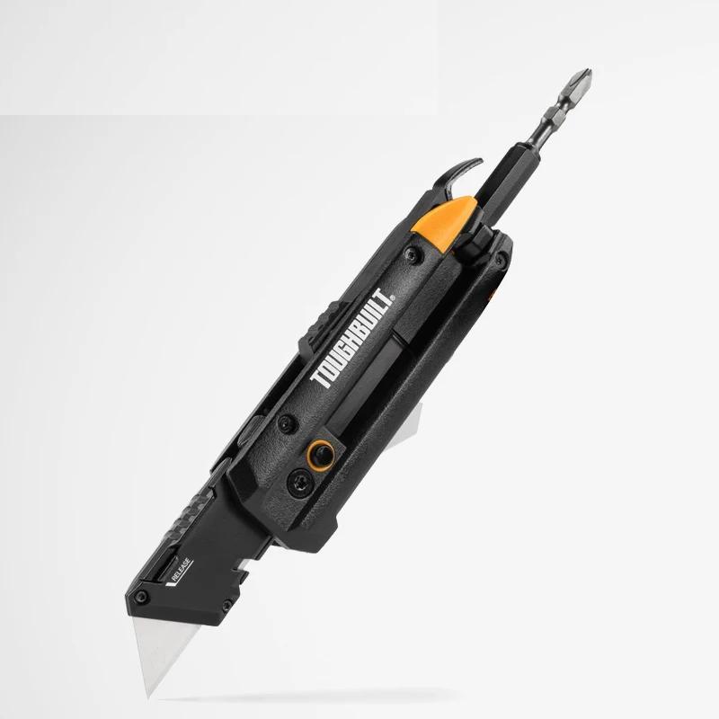 Electrician's 5-in-1 Folding Utility Knife & Bit Driver by HitMyNeed