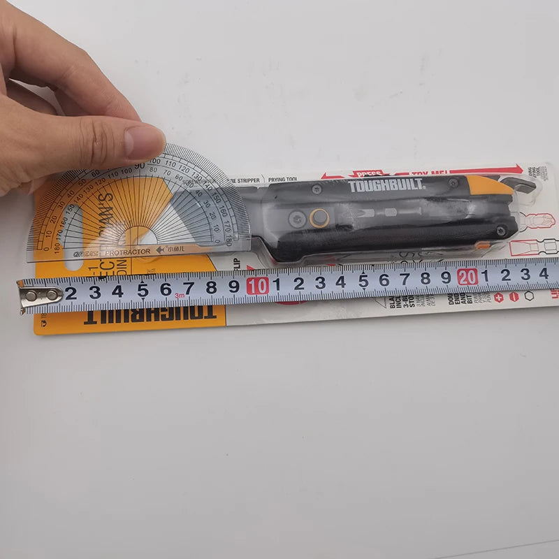 Electrician's 5-in-1 Folding Utility Knife & Bit Driver by HitMyNeed