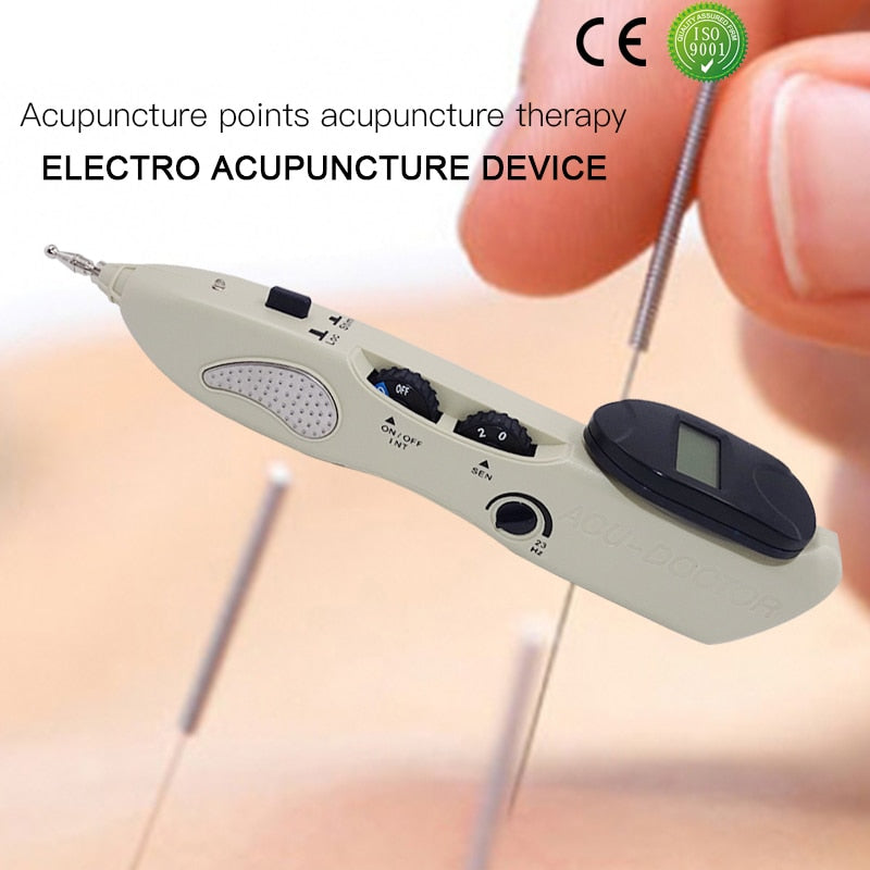 Electronic Acupuncture Pen Massage Therapy Tool by HitMyNeed