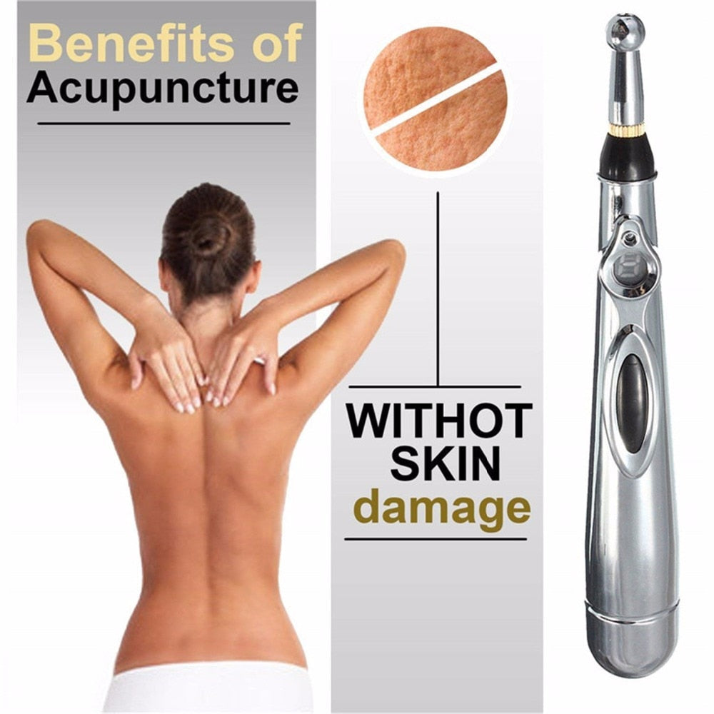 Electronic Acupuncture Pen Massager by HitMyNeed
