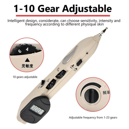 Electronic Acupuncture Pen with Digital Point Locator by HitMyNeed