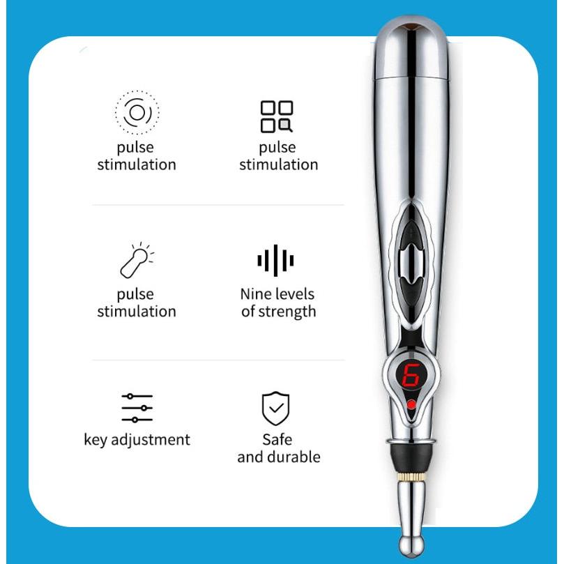 Electronic Acupuncture Point Pen Meridian Massager by HitMyNeed