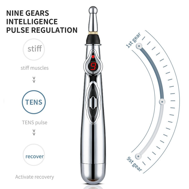 Electronic Acupuncture Point Pen Meridian Massager by HitMyNeed