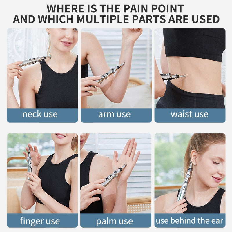 Electronic Acupuncture Point Pen Meridian Massager by HitMyNeed
