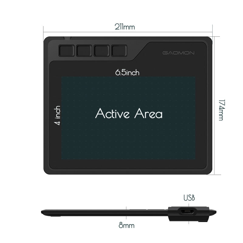 Electronic Drawing Pad with 8192 Pen Pressure by HitMyNeed