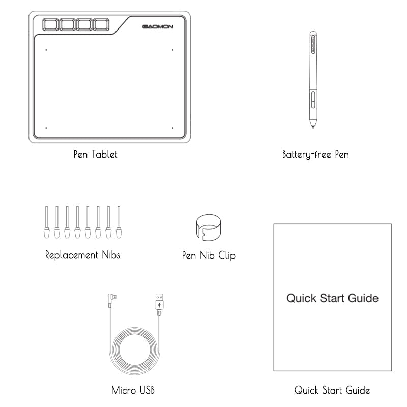 Electronic Drawing Pad with 8192 Pen Pressure by HitMyNeed
