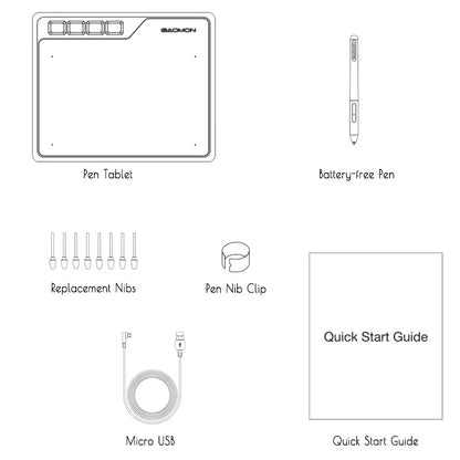 Electronic Drawing Pad with 8192 Pen Pressure by HitMyNeed