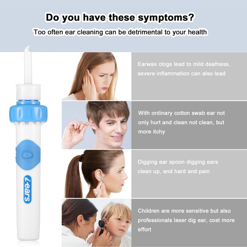 Electronic Ear Wax Vacuum Cleaner by HitMyNeed