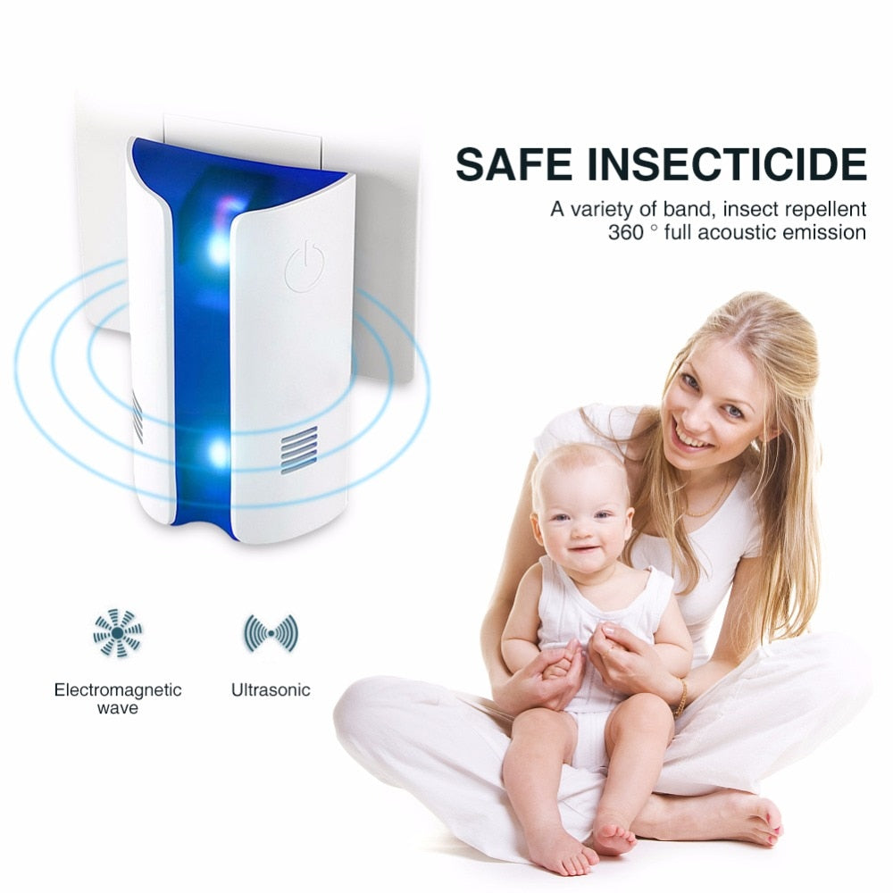 Electronic Ultrasonic Pest Repeller Plug-In by HitMyNeed