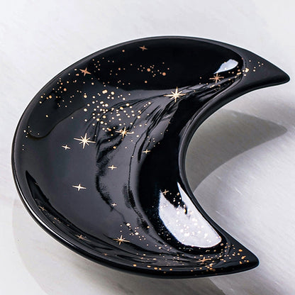Elegant Ceramic Moon Jewelry Tray 5 by HitMyNeed