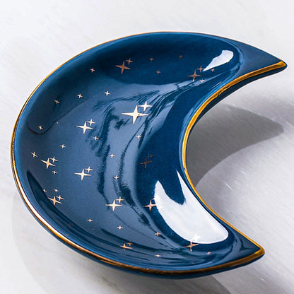 Elegant Ceramic Moon Jewelry Tray 8 by HitMyNeed