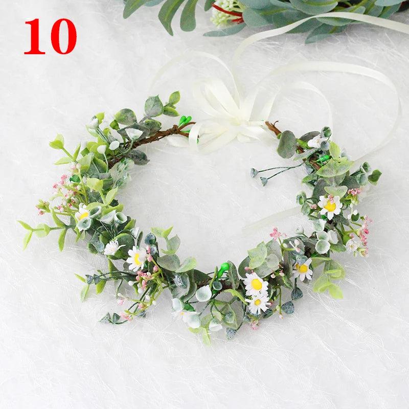 Elegant Floral Crown Headband for Weddings & Events 10 by HitMyNeed