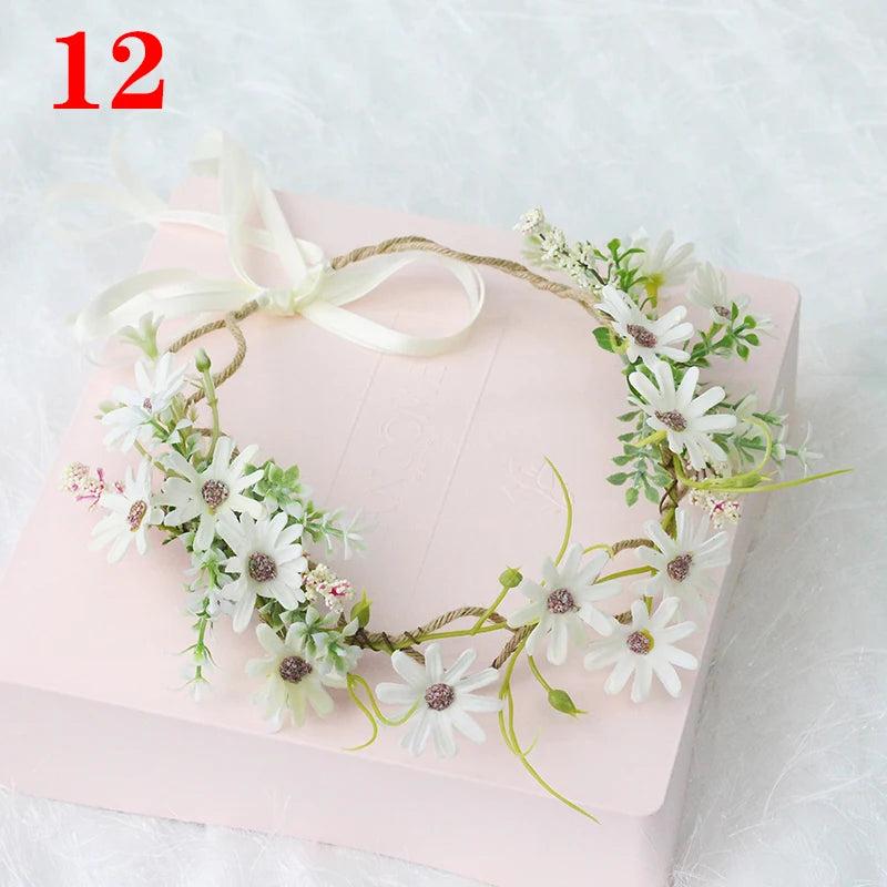 Elegant Floral Crown Headband for Weddings & Events 12 by HitMyNeed