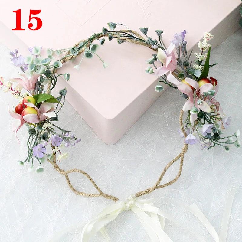 Elegant Floral Crown Headband for Weddings & Events 15 by HitMyNeed