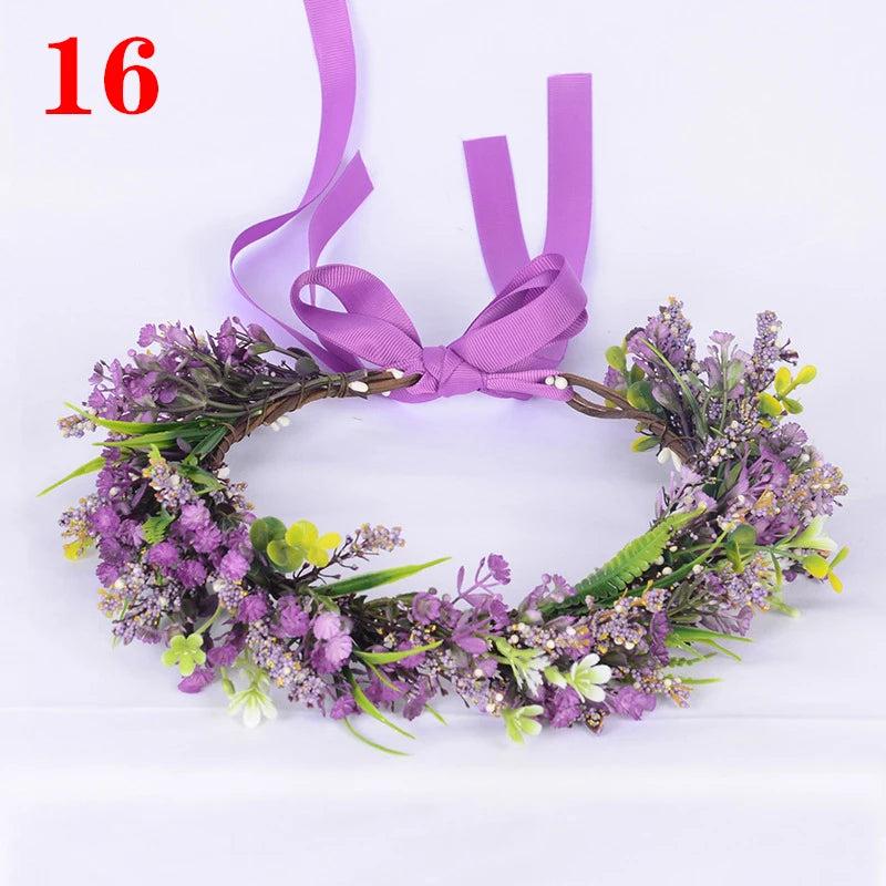Elegant Floral Crown Headband for Weddings & Events 16 by HitMyNeed