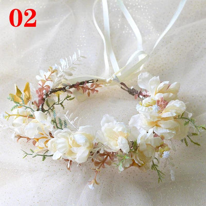 Elegant Floral Crown Headband for Weddings & Events 2 by HitMyNeed