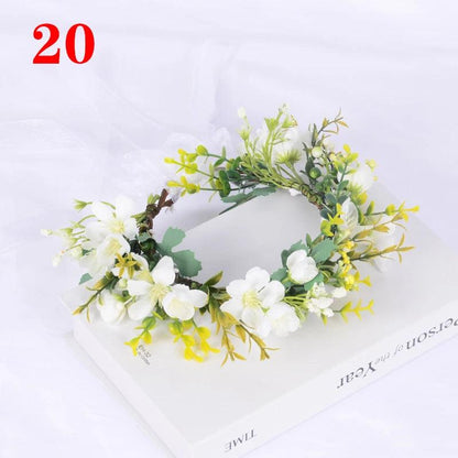 Elegant Floral Crown Headband for Weddings & Events 20 by HitMyNeed