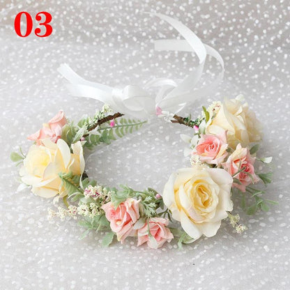 Elegant Floral Crown Headband for Weddings & Events 3 by HitMyNeed