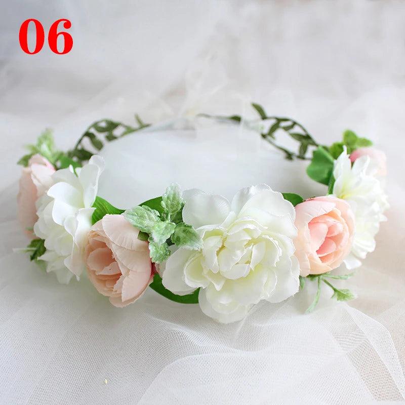 Elegant Floral Crown Headband for Weddings & Events 6 by HitMyNeed