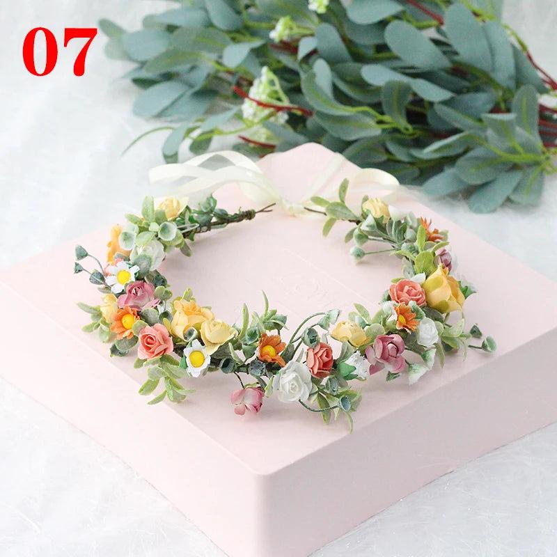 Elegant Floral Crown Headband for Weddings & Events 7 by HitMyNeed