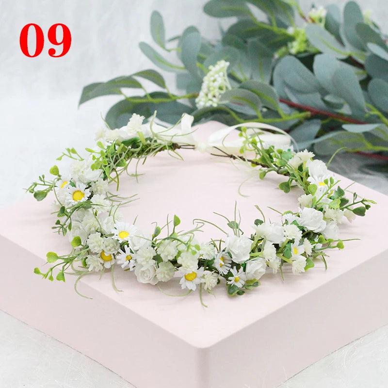 Elegant Floral Crown Headband for Weddings & Events 9 by HitMyNeed