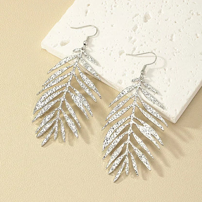 Elegant Leaf Drop Earrings for Women de003-02 by HitMyNeed