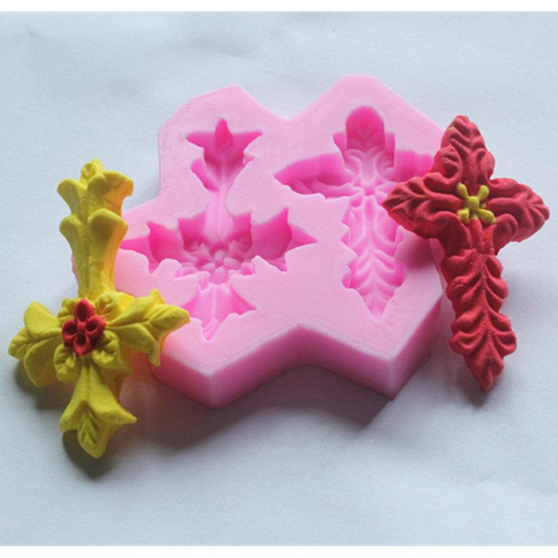 Elegant Silicone Cross Mold for Cakes and Crafts by HitMyNeed