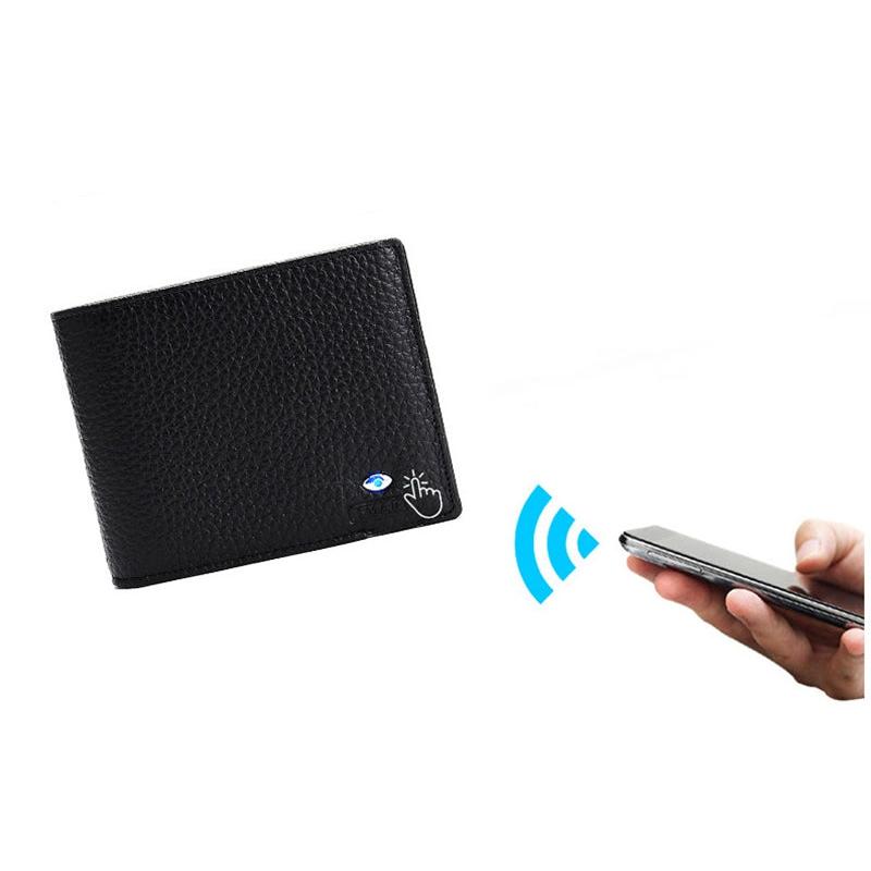 Elegant Smart Leather Wallet with GPS & Power Bank by HitMyNeed