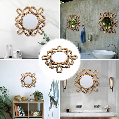 Elegant Vintage Wall Mirror Set of 3, 25.6 cm by HitMyNeed