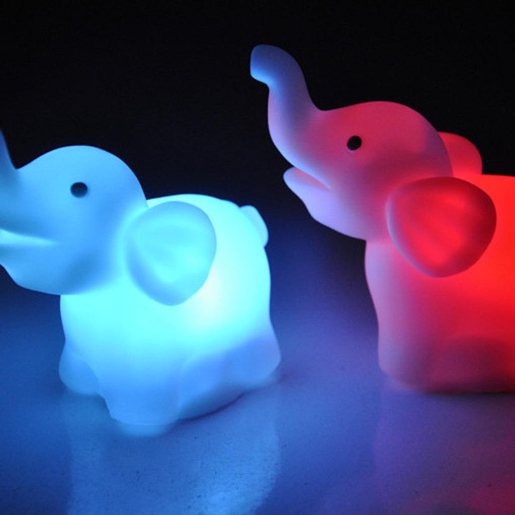 Elephant Color Changing LED Night Light Lamp by HitMyNeed