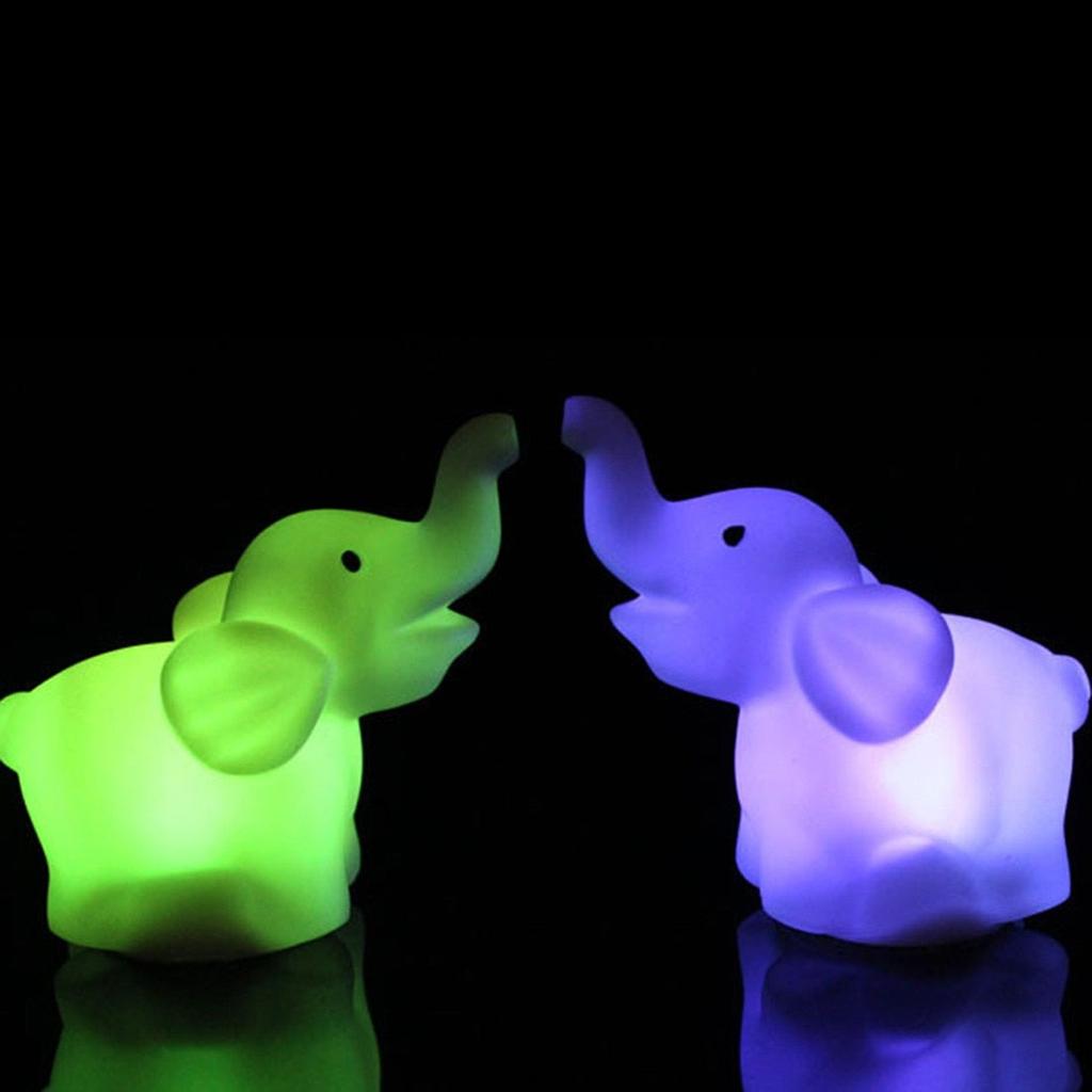 Elephant Color Changing LED Night Light Lamp by HitMyNeed