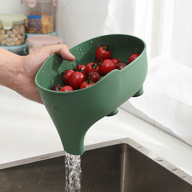 Elephant Drain Basket Multi-Purpose Kitchen Organizer by HitMyNeed