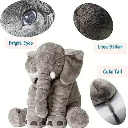 Elephant Plush Dog Chew Toy for Teeth & Play by HitMyNeed