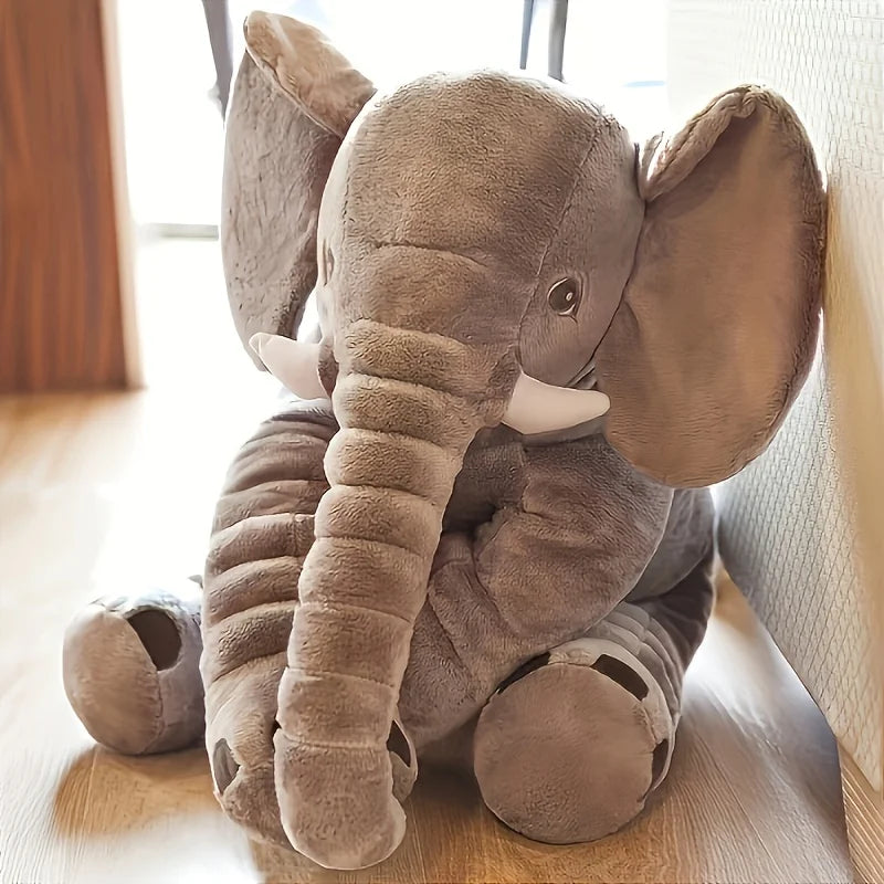 Elephant Plush Dog Chew Toy for Teeth & Play by HitMyNeed