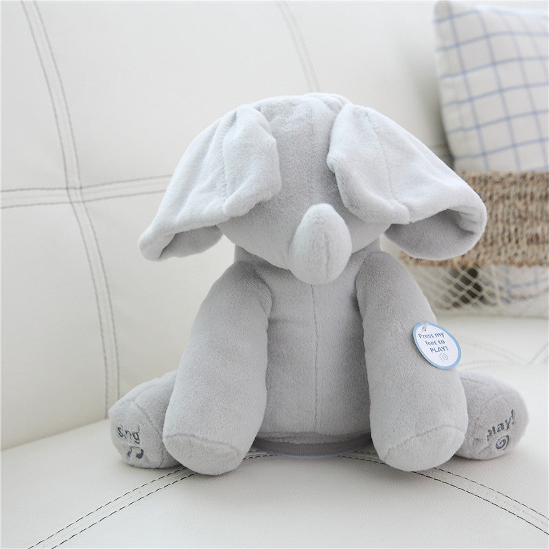 Elephant Singing Plush Toy with Moving Ears by HitMyNeed