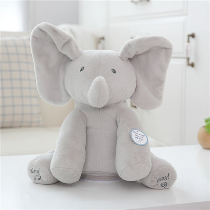 Elephant Singing Plush Toy with Moving Ears by HitMyNeed