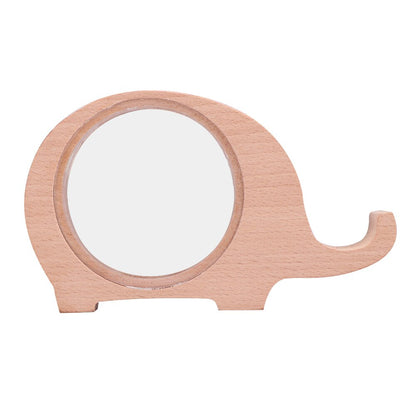 Elephant Wooden Coin Bank with Clear Acrylic Window by HitMyNeed