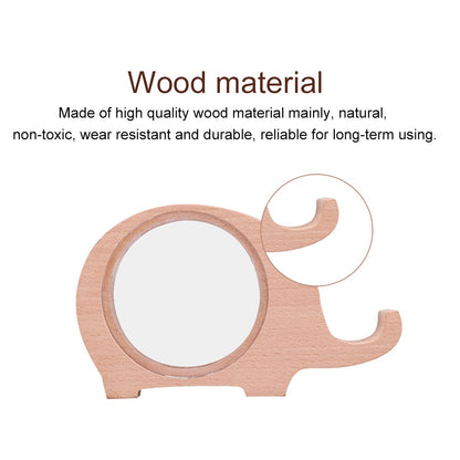 Elephant Wooden Coin Bank with Clear Acrylic Window by HitMyNeed