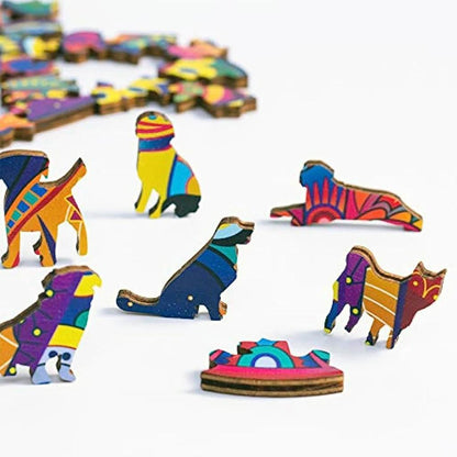 Elephant Wooden Puzzle for Adults | Irregular Animal Pieces by HitMyNeed