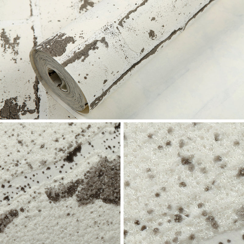 Embossed Non-Woven Brick Design Wallpaper Roll by HitMyNeed