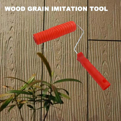 Embossed Wood Grain Effect Paint Roller by HitMyNeed