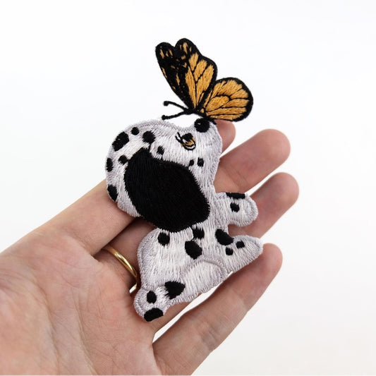 Embroidered Dog Iron On Patch for Clothing & Bags by HitMyNeed