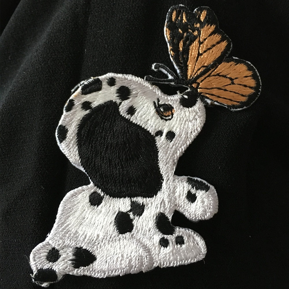 Embroidered Dog Iron On Patch for Clothing & Bags by HitMyNeed