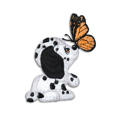Embroidered Dog Iron On Patch for Clothing & Bags by HitMyNeed