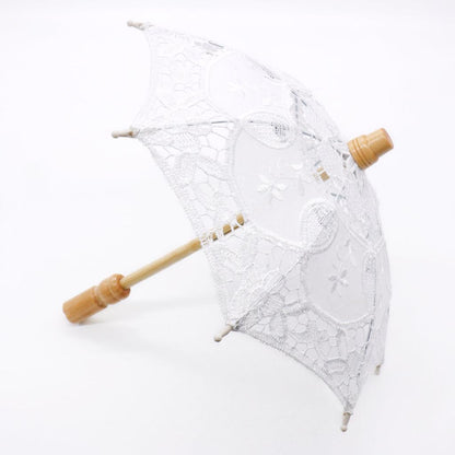 Embroidered Mini Lace Umbrella Parasol by HitMyNeed